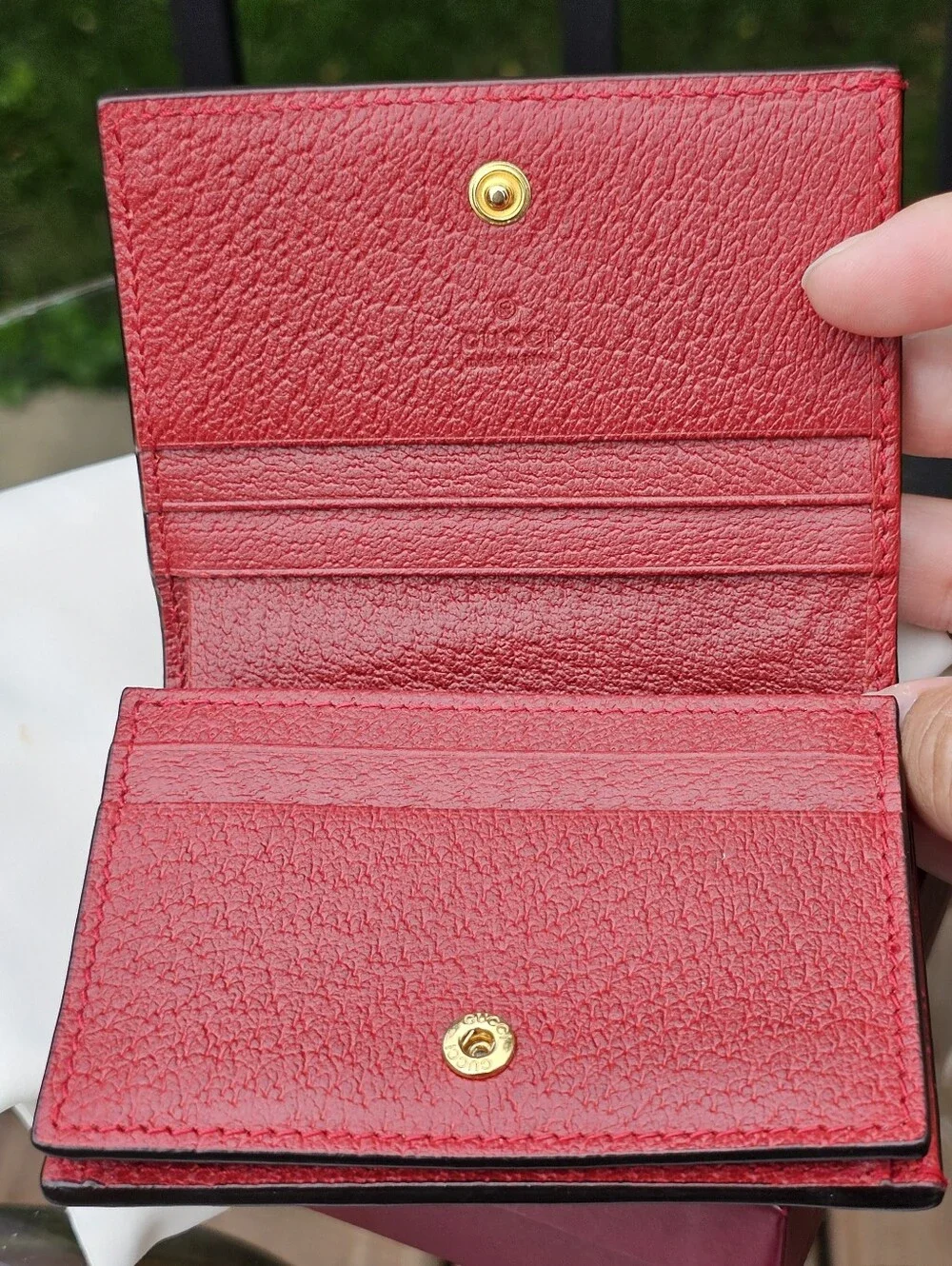 Gucci Flora Red Compact Wallet
